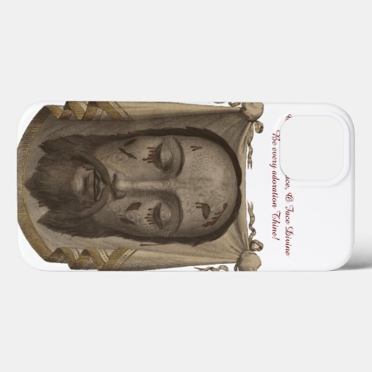 Heiliges Gesicht Jesu Case-Mate iPhone Hülle (Rückseite (Horizontal))