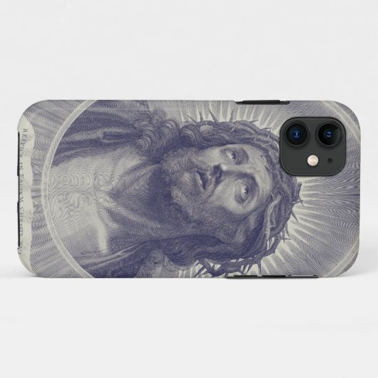 Heiliges Gesicht Jesu Case-Mate iPhone Hülle (Rückseite (Horizontal))