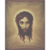 Heiliges Gesicht Jesu Christi Aufkleber (Vorderseite)