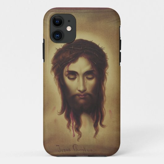 Heiliges Gesicht Jesu Christi Case-Mate iPhone Hülle (Rückseite)
