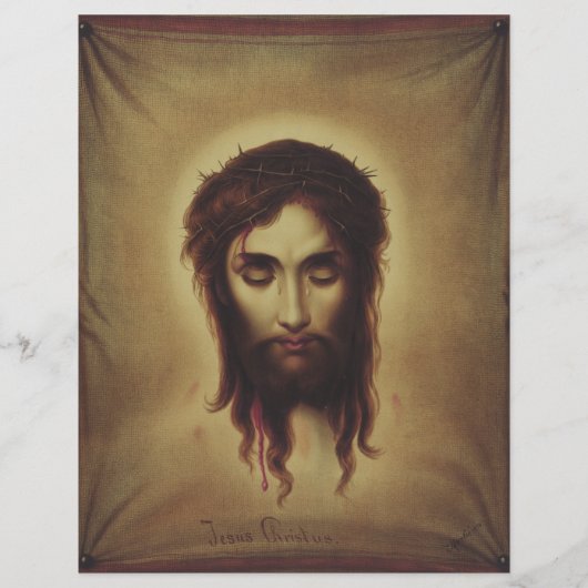 Heiliges Gesicht Jesu Christi Flyer (Vorne)