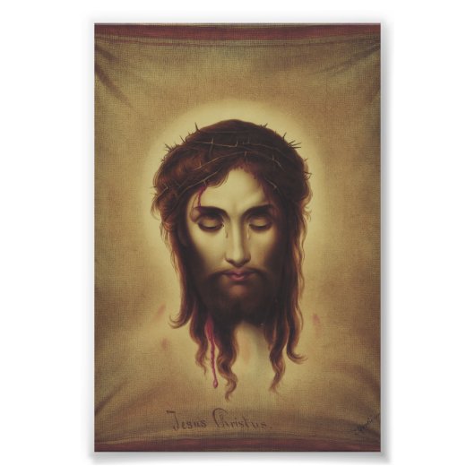 Heiliges Gesicht Jesu Christi Fotodruck (Vorne)
