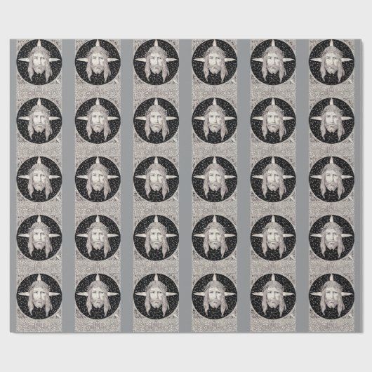 Heiliges Gesicht Jesu Christi Geschenkpapier (Flach)