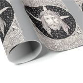 Heiliges Gesicht Jesu Christi Geschenkpapier (Rolleneckpunkt)
