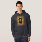 Heiliges Gesicht Jesu Christi Hoodie (Vorne ganz)