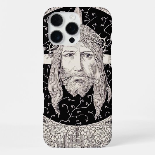Heiliges Gesicht Jesu Christi iPhone Hülle (Rückseite)