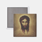 Heiliges Gesicht Jesu Christi Magnet (Vorderseite/Rückseite)