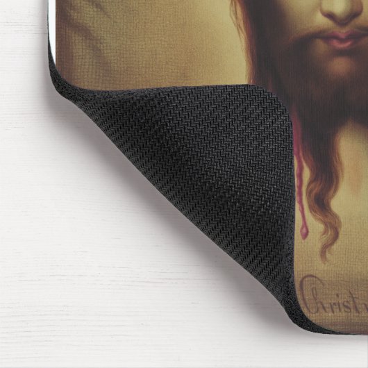 Heiliges Gesicht Jesu Christi Mousepad (Ecke)