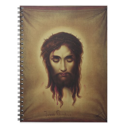 Heiliges Gesicht Jesu Christi Notizblock (Vorderseite)