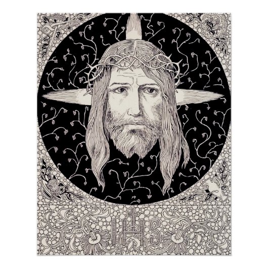 Heiliges Gesicht Jesu Christi Poster (Vorderseite)