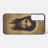 Heiliges Gesicht Jesu Christi Samsung Galaxy Hülle (Rückseite (Horizontal))