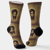 Heiliges Gesicht Jesu Christi Socken (Gewinkelt)