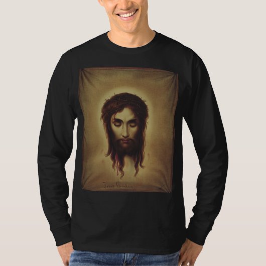 Heiliges Gesicht Jesu Christi T-Shirt (Vorderseite)