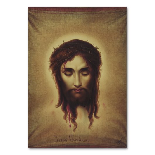 Heiliges Gesicht Jesu Christi Tischnummer (Vorderseite)
