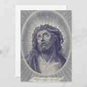 Heiliges Gesicht Jesu Einladung (Vorne/Hinten)