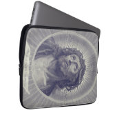 Heiliges Gesicht Jesu Laptopschutzhülle (Vorne Rechts)