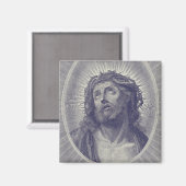 Heiliges Gesicht Jesu Magnet (Vorderseite/Rückseite)