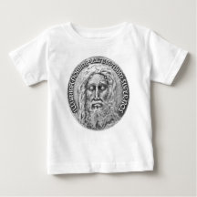 Heiliges Gesicht von Jesus Säugling T Shirt