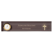 Heiliges Gold Cross Namensplakette (Vorderseite)