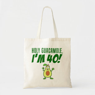 Heiliges Guacamole bin ich die 40 Cartoon-Avocado Tragetasche