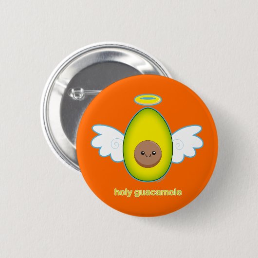 Heiliges Guacamole Button (Vorne & Hinten)