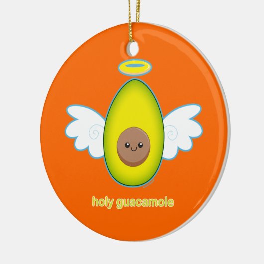 Heiliges Guacamole Keramik Ornament (Links)