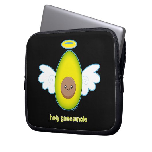 Heiliges Guacamole Laptopschutzhülle (Vorderseite Links)
