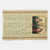 Heiliges Herz 2019 von Jesus- u. Mary-Kalender Geschirrtuch (Horizontal)