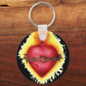 Heiliges Herz 2 Schlüsselanhänger (Vorderseite)