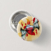 Heiliges Herz Button (Vorne & Hinten)