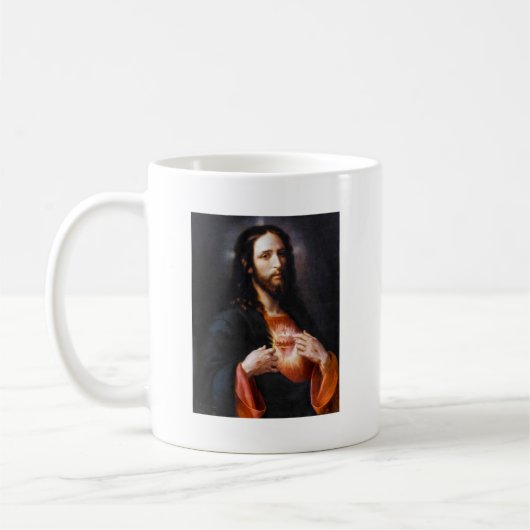 Heiliges Herz Christi Kaffeetasse (Links)