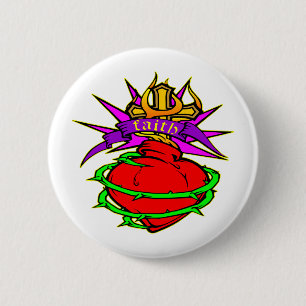 Heiliges Herz der Jesus Button