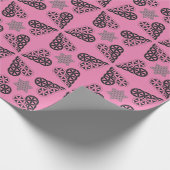 Heiliges Herz - Heiliger Stern, 3D/farbig. Geschenkpapier (Ecke)