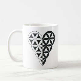 Heiliges Herz - Herz des Lebens, Dualwh/Bl. Kaffeetasse