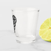 Heiliges Herz - Herz des Lebens, Dualwh/Bl. Schnapsglas (Rechts)