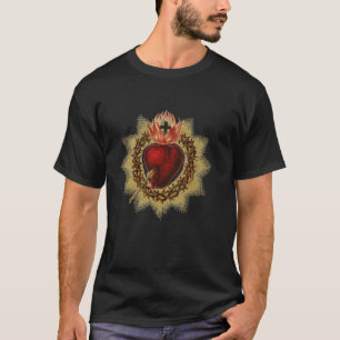 Heiliges Herz in der Krone von Thorns T-Shirt