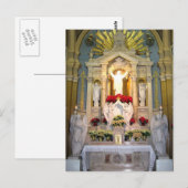 Heiliges Herz Jesu Altars Postkarte (Vorne/Hinten)