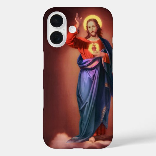 Heiliges Herz Jesu Christi Case-Mate iPhone Hülle (Rückseite)