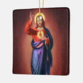 Heiliges Herz Jesu Christi Keramikornament (Links)