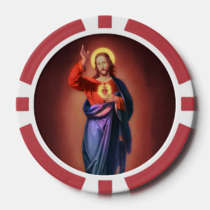 Heiliges Herz Jesu Christi Pokerchips