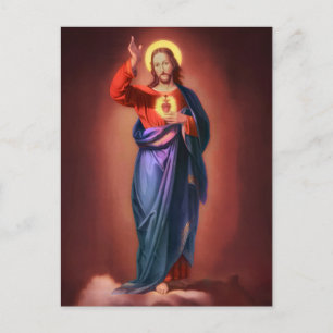 Heiliges Herz Jesu Christi Postkarte