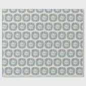 Heiliges Herz Jesu Engel gesegnet Mary Floral Geschenkpapier (Flach)