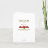 Heiliges Herz Jesu Herz Valentine Feiertagskarte (Rückseite)