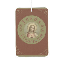 Heiliges Herz Jesu Ich vertraue auf dich Autolufterfrischer