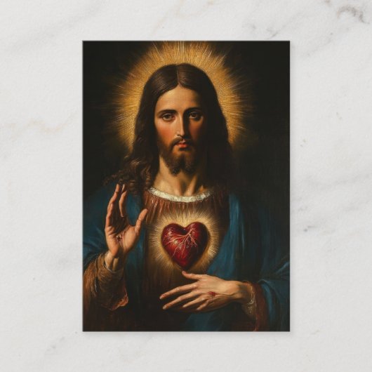 Heiliges Herz Jesu katholische Beerdigung Gebetska Platzkarte (Vorderseite)