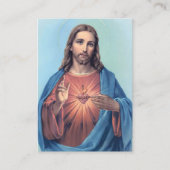 Heiliges Herz Jesu katholische Beerdigung Gebetska Platzkarte (Vorderseite)