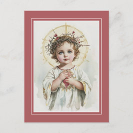 Heiliges Herz Jesu, katholische, göttliche Barmher Postkarte