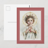 Heiliges Herz Jesu, katholische, göttliche Barmher Postkarte (Vorne/Hinten)
