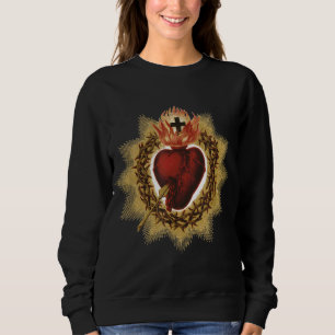 Heiliges Herz Jesu Katholische Hingabe Sweatshirt