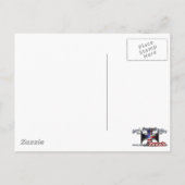 Heiliges Herz Jesu Kreuzes Postkarte (Rückseite)